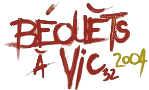Logo Béouèts à Vic 2004 style tag