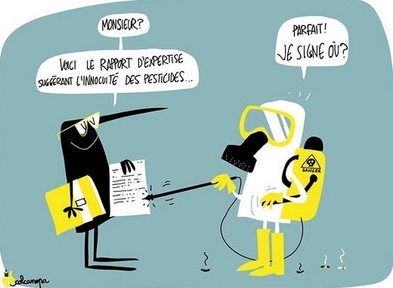 Lobbyistes et fonctionnaires européens pesticides lobbies