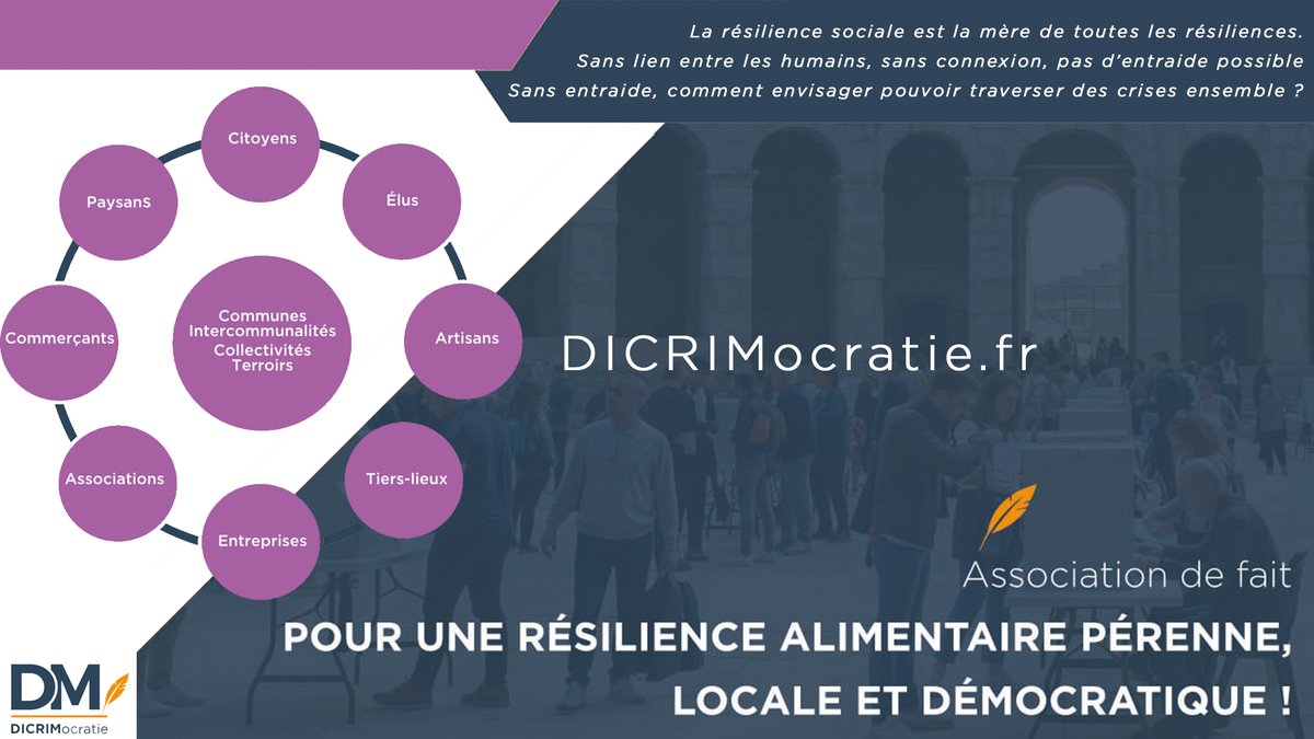La DICRIMocratie, stratégie de sortie de l'influence des mafias et sectes criminelles qui usurpent les fonctions régaliennes